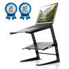 Pyle Laptop Computer Stand For Dj W/Storage Shelf PLPTS26